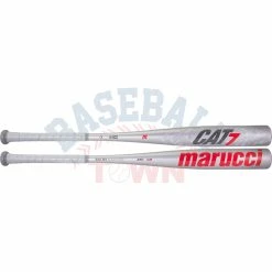 Marucci MCBC72S CAT7 Silver BBCOR Baseball Bat (-3)
